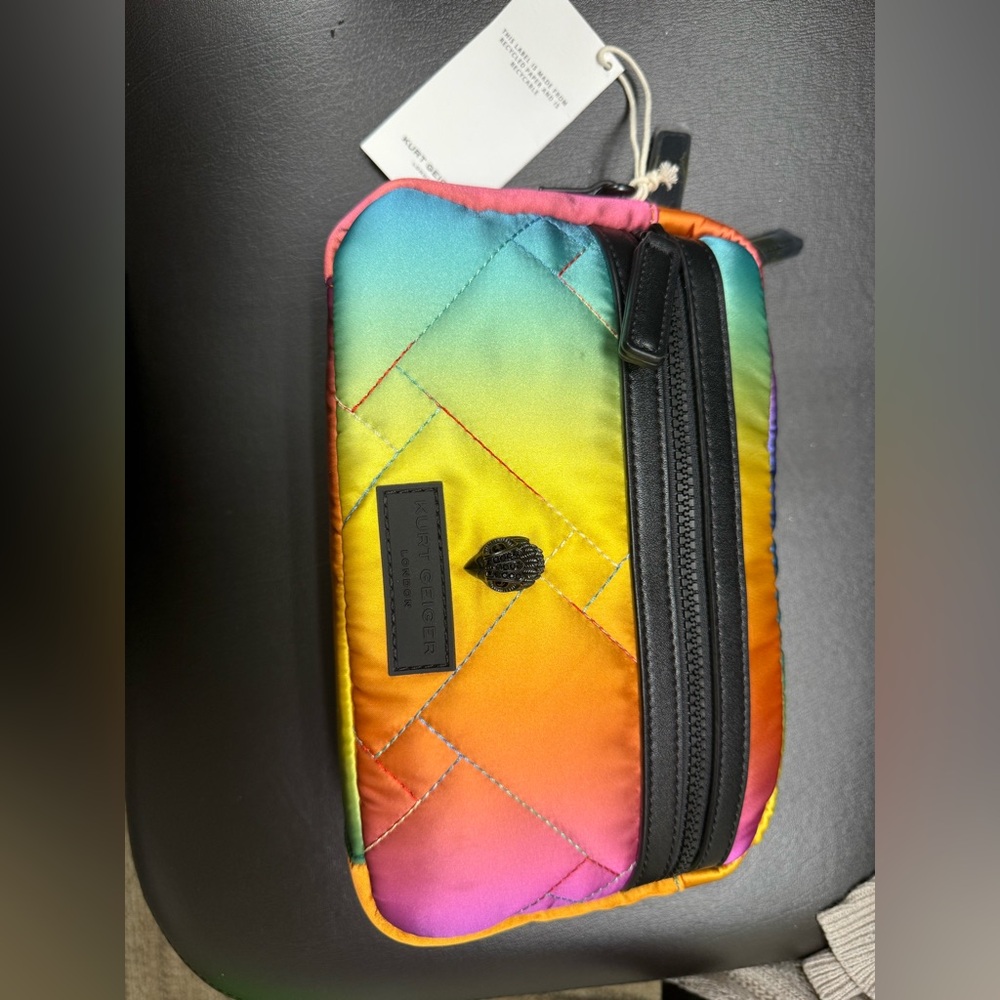 Kurt Geiger Multicolor Quilted Crossbody Bag